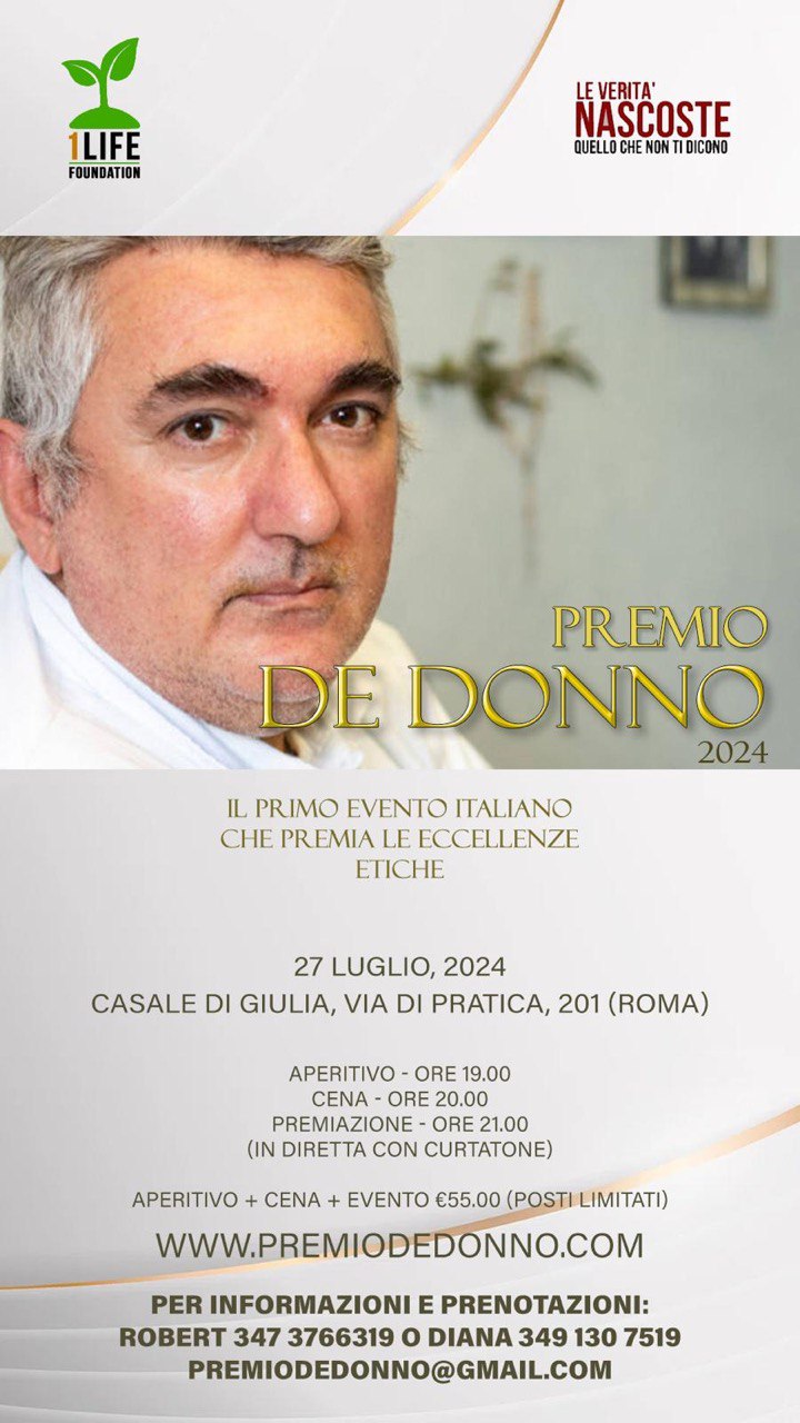 PREMIO DE DONNO 2024 – In ricordo di Giuseppe De Donno